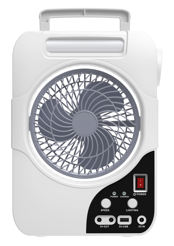 LIULIU POWER Model 306 rechargeable fan