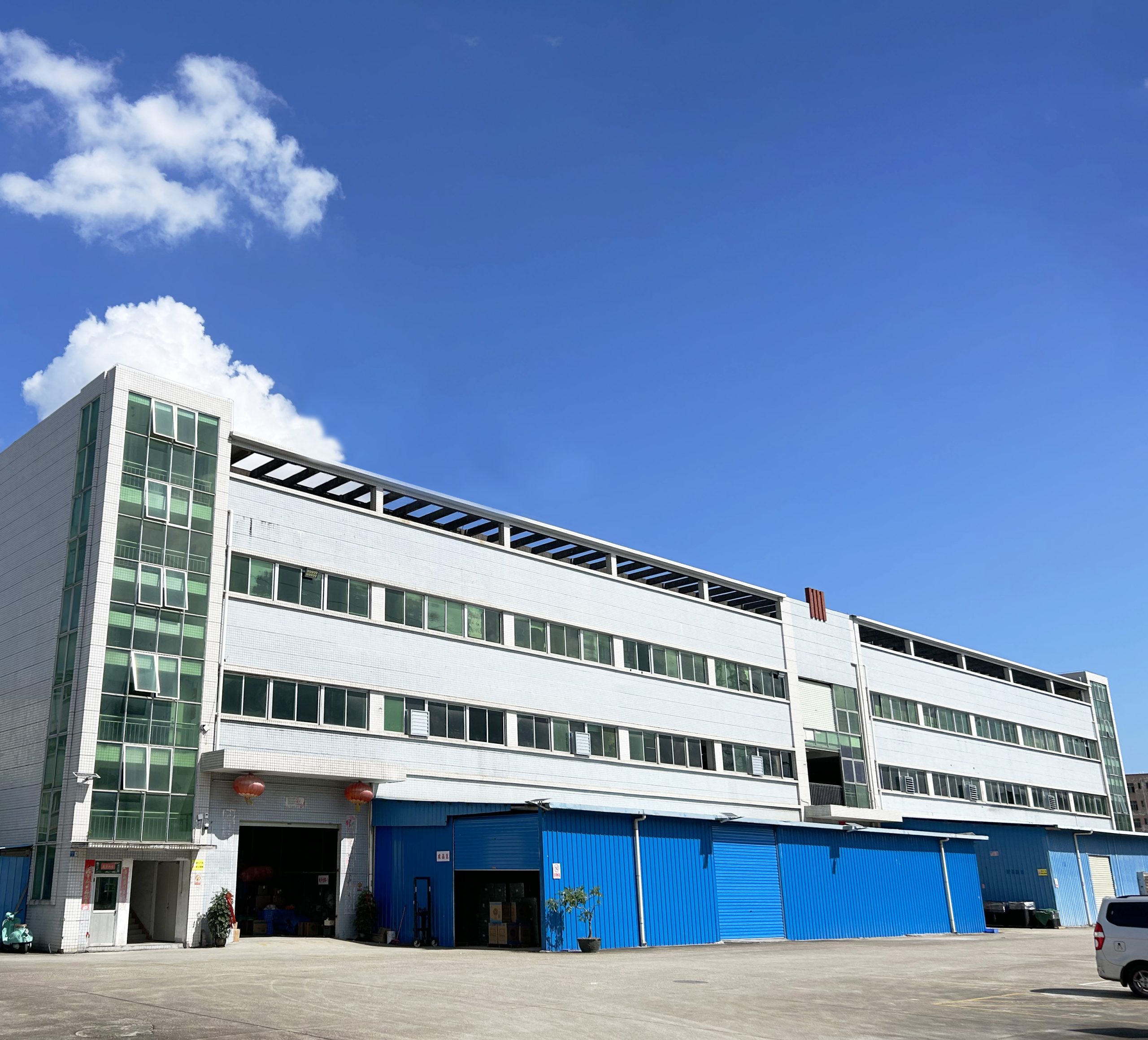Exterior of the family-run factory in Dongguan supporting LIULIU POWER
